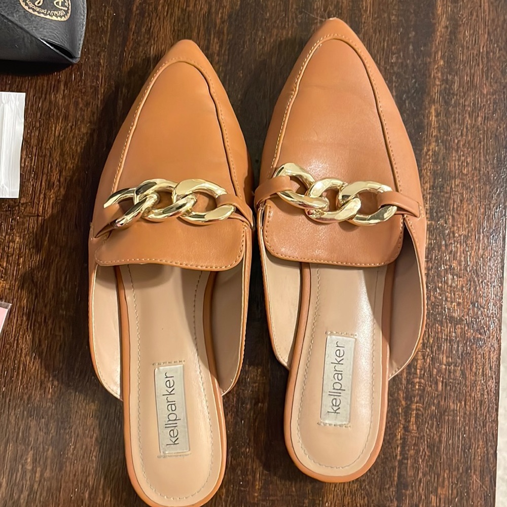Gently worn KellParker mules. Very comfortable